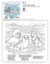 Alphabet Coloring Page Ivory Gull - Letter I Coloring Page