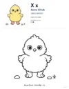 Alphabet Coloring Pages Xeme Chick - Letter X Coloring Page