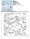 Arctic Hare Coloring Page - Letter A Coloring Page