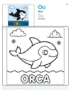 Coloring Pages For Girls Orca - Letter O Coloring Page