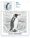 Coloring Pages For Teenagers King Penguin - Letter K Coloring Page