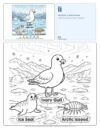Kids Free Coloring Pages Ivory Gull - Letter I Coloring Page