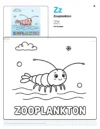 Printable Coloring Pages For Adults Zooplankton - Letter Z Coloring Page