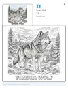 Wolf Coloring Pages Pdf - Letter T Coloring Page
