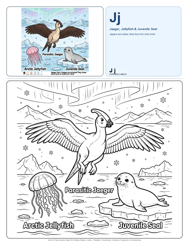 Kids Coloring Pages Pdf Jaeger – Letter J Coloring Page