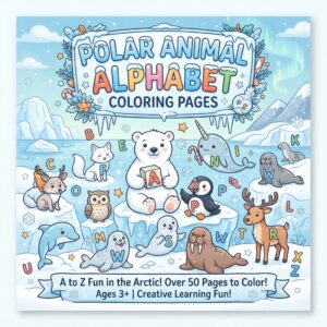 Polar Animal Coloring Page