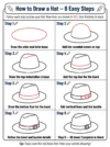 hat drawing cute pictures to draw