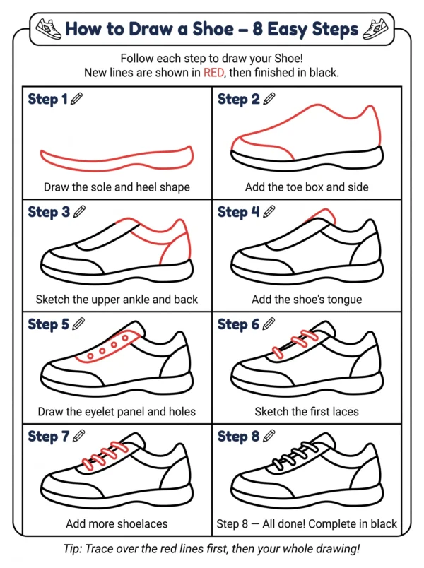 shoe drawing how to draw step by step shoe drawing how to draw step by step