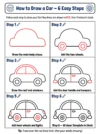simple car drawing how to draw step by step