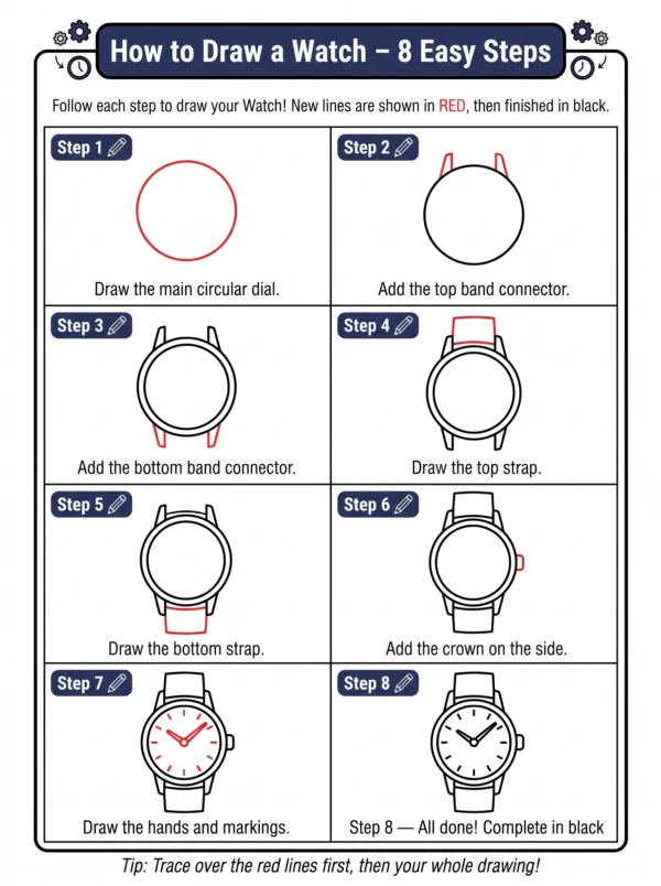 watch drawing how to draw step by step